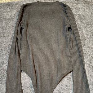 Black Knit Bodysuit